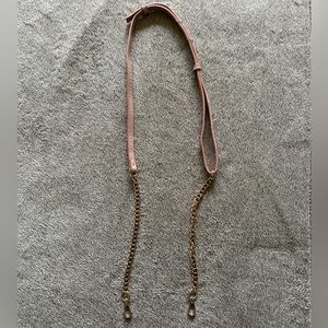 Ideal of Sweden Pink & Gold Adjustable Chain for Phone Case